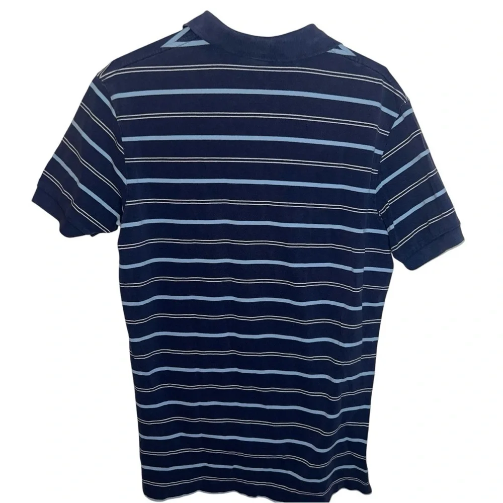 Polo Ralph Lauren Blue Cotton Polo Shirt Size Large